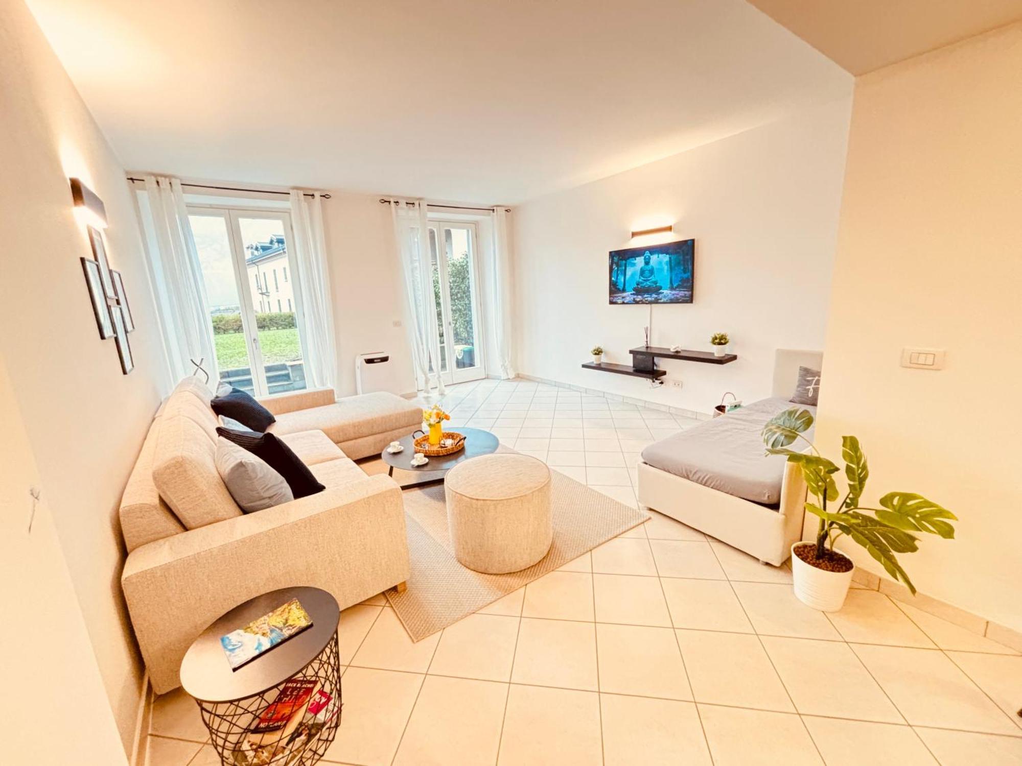 Lago Villa Zen - Apartment With Jacuzzi, Panoramic Views Lenno Esterno foto